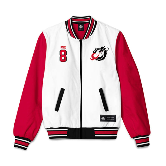 MSUM - NCAA Women's Volleyball : Natalie Mix - Bomber Jacket-0