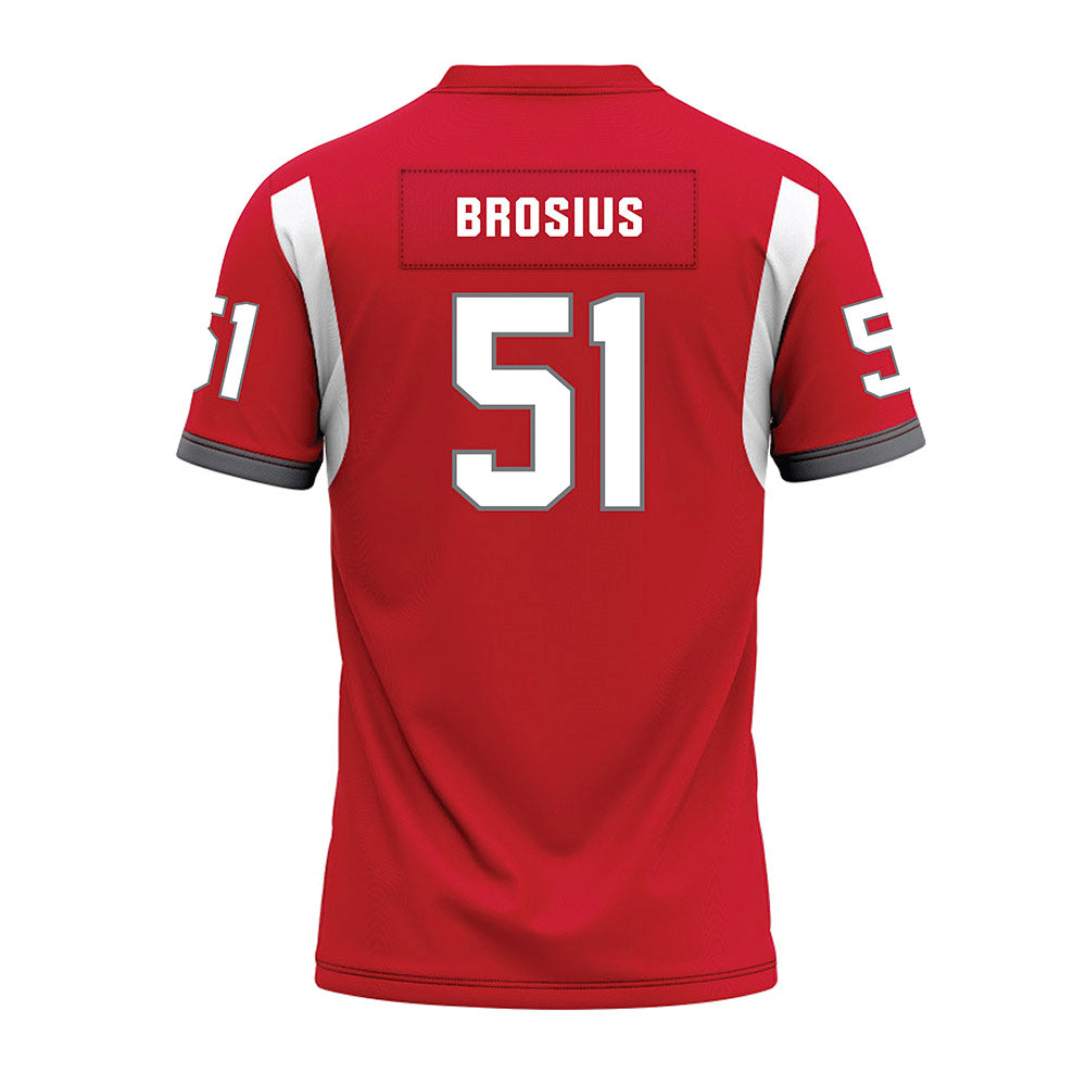 MSUM - NCAA Football : Jacob Brosius - Premium Football Jersey-1