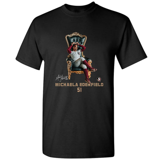 FSU - NCAA Softball : Michaela Edenfield - Queen on the Green T-Shirt