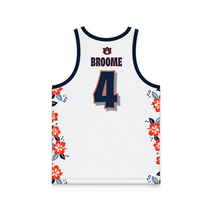 Auburn - NCAA Men's Basketball : Johni Broome - Hawaiian Theme Basketball Jersey