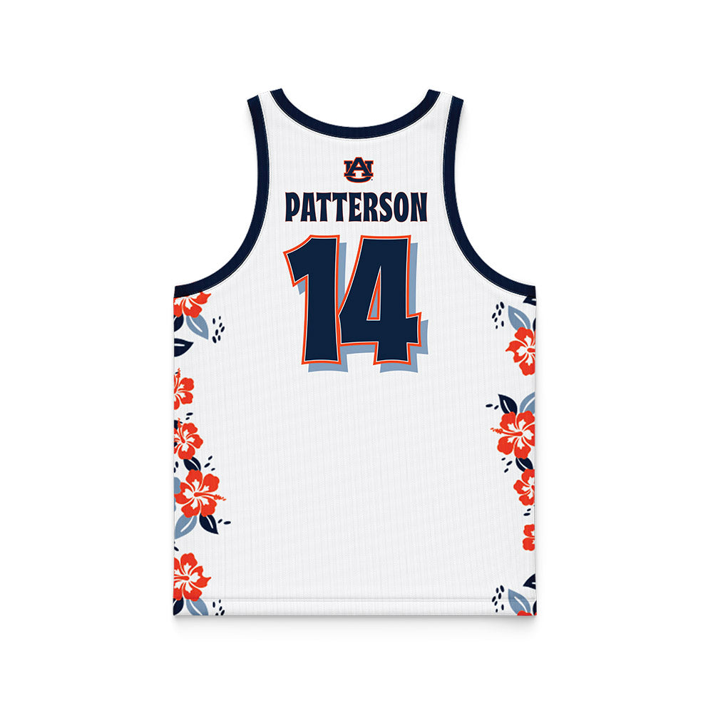 Auburn - NCAA Men's Basketball : Presley Patterson - Hawaiian Theme Basketball Jersey