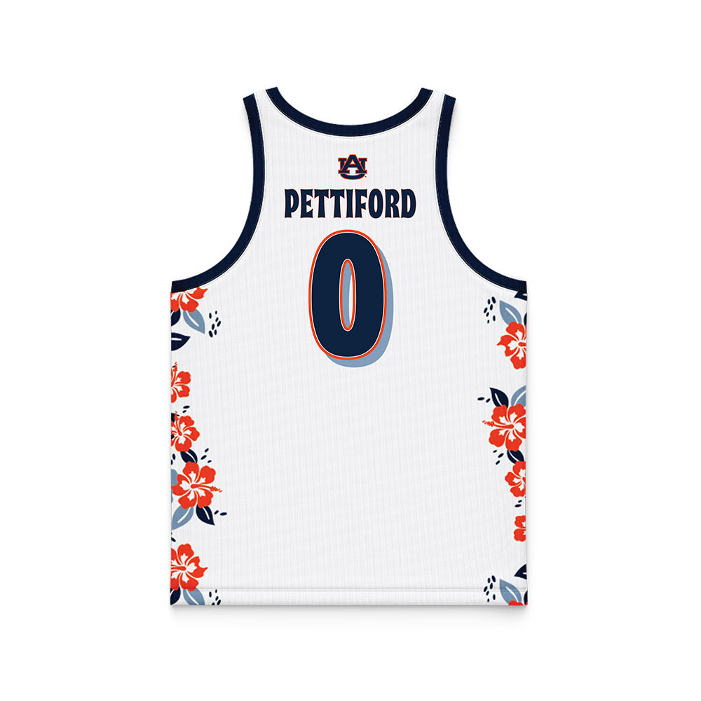 Auburn - NCAA Men's Basketball : Tahaad Pettiford - Hawaiian Theme Basketball Jersey-1