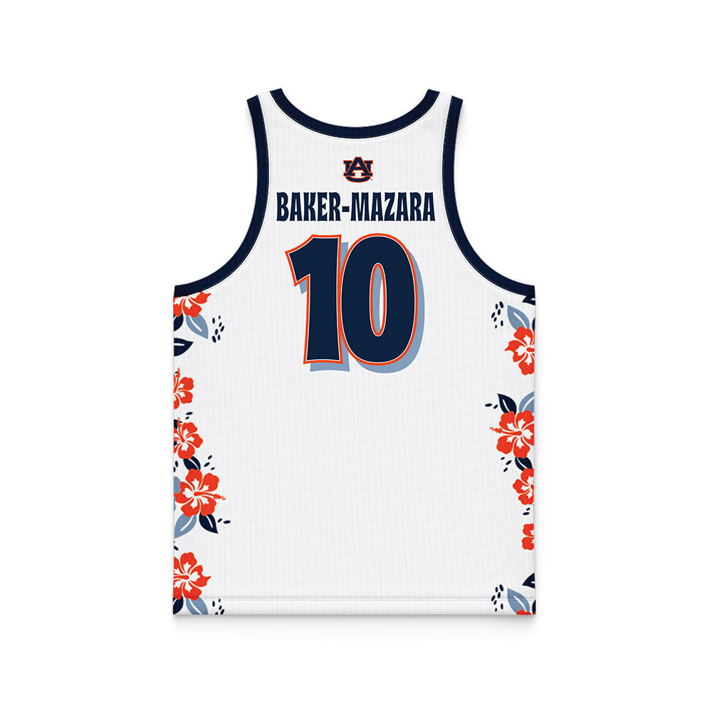 Auburn - NCAA Men's Basketball : Chad Baker-Mazara - Hawaiian Theme Basketball Jersey