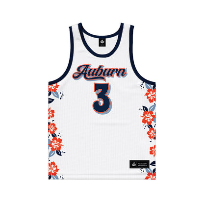 Auburn - NCAA Men's Basketball : Jahki Howard - Hawaiian Theme Basketball Jersey