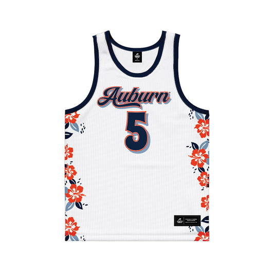 Auburn - NCAA Men's Basketball : Kaden Magwood - Hawaiian Theme Basketball Jersey-0