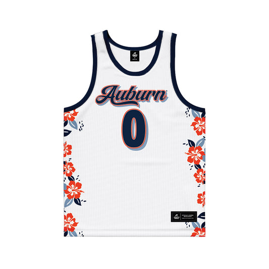 Auburn - NCAA Men's Basketball : Tahaad Pettiford - Hawaiian Theme Basketball Jersey-0