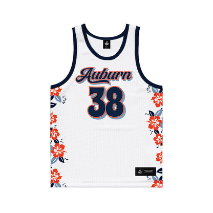 Auburn - NCAA Men's Basketball : Filip Jovic - Hawaiian Theme Basketball Jersey-0