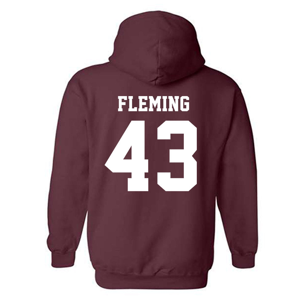 UWLAX - NCAA Football : Brady Fleming - Classic Shersey Hooded Sweatshirt-1