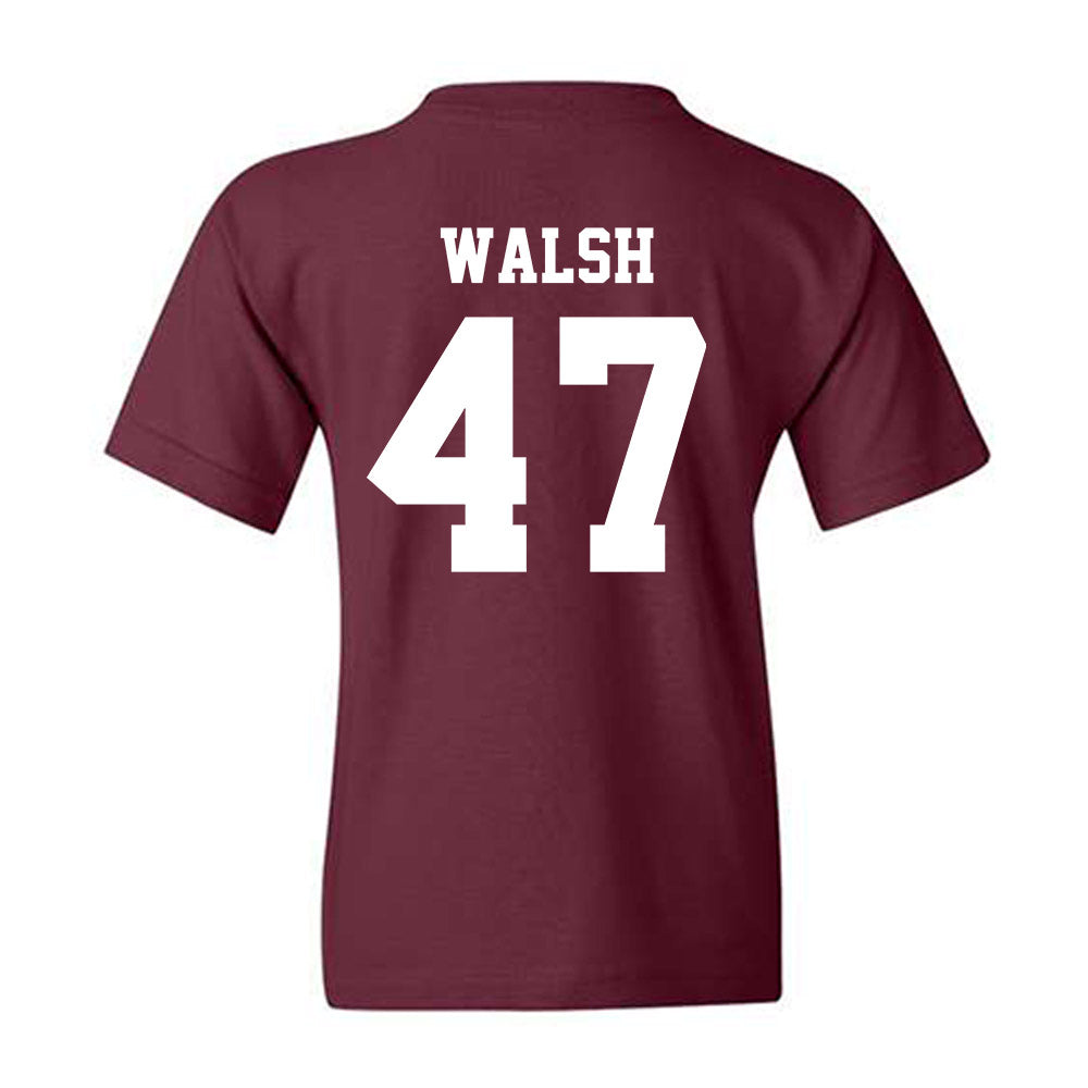UWLAX - NCAA Football : Henry Walsh - Classic Shersey Youth T-Shirt-1