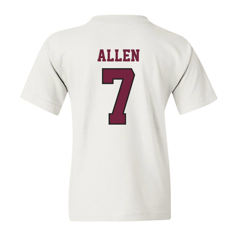 UWLAX - NCAA Men's Basketball : Justin Allen - Youth T-Shirt-1