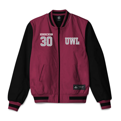 UWLAX - NCAA Men's Basketball : Hutson Hendrickson - Bomber Jacket-0