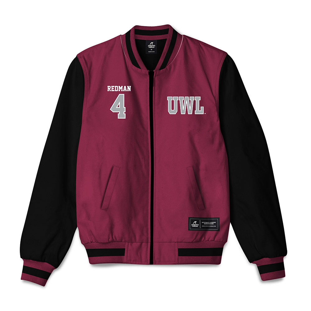 UWLAX - NCAA Baseball : Alex Redman - Bomber Jacket-0