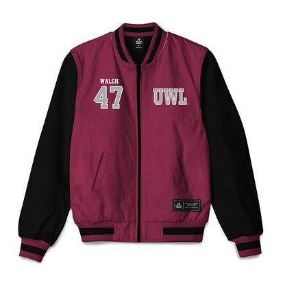 UWLAX - NCAA Football : Henry Walsh - Bomber Jacket-0