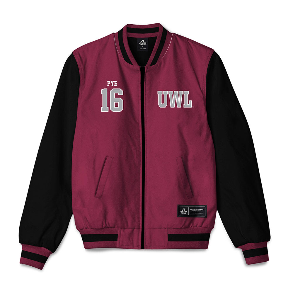 UWLAX - NCAA Baseball : Logan Pye - Bomber Jacket-0