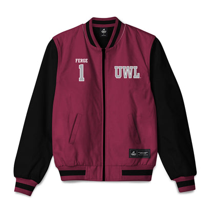 UWLAX - NCAA Men's Basketball : Sam Ferge - Bomber Jacket-0