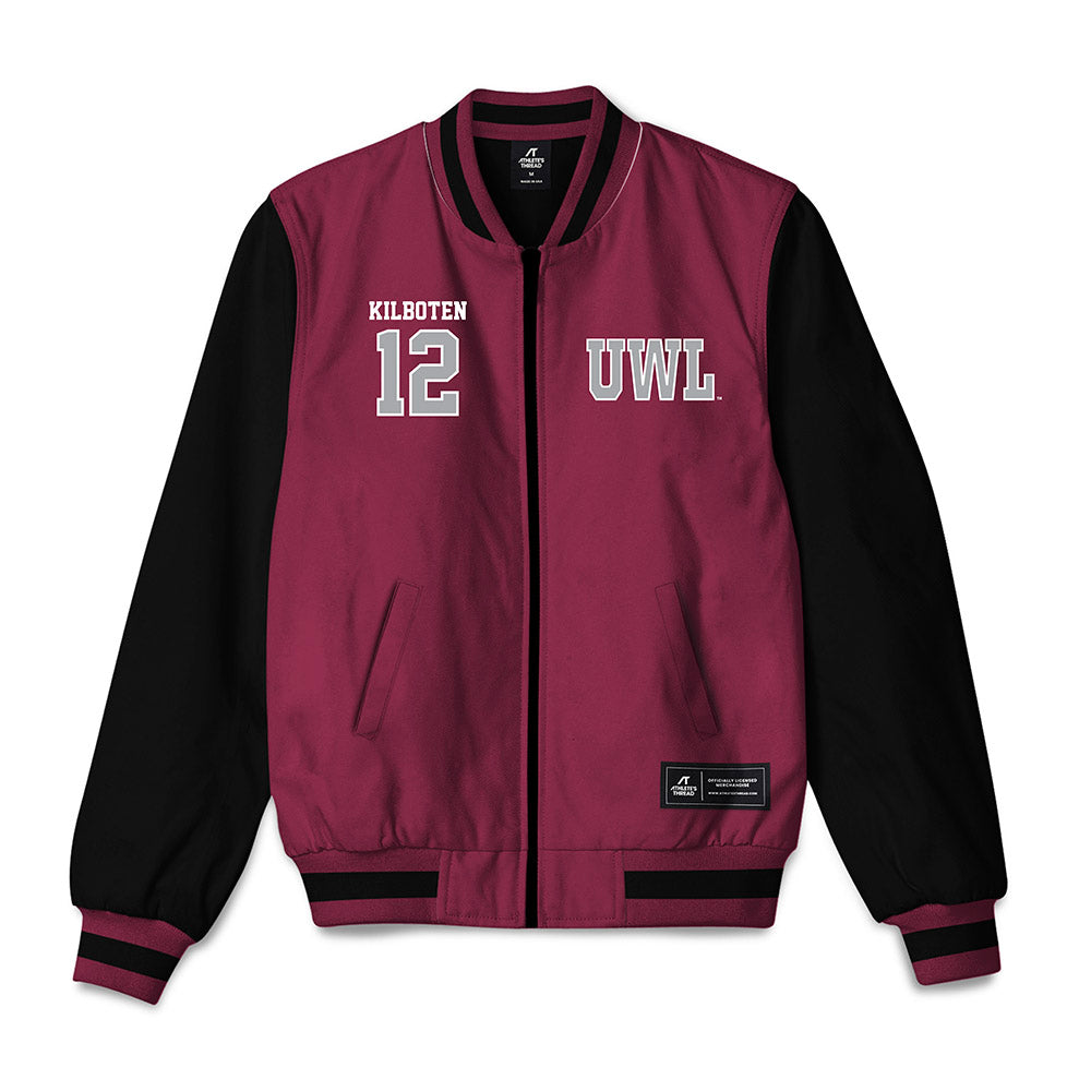 UWLAX - NCAA Women's Basketball : Madisyn Kilboten - Bomber Jacket-0