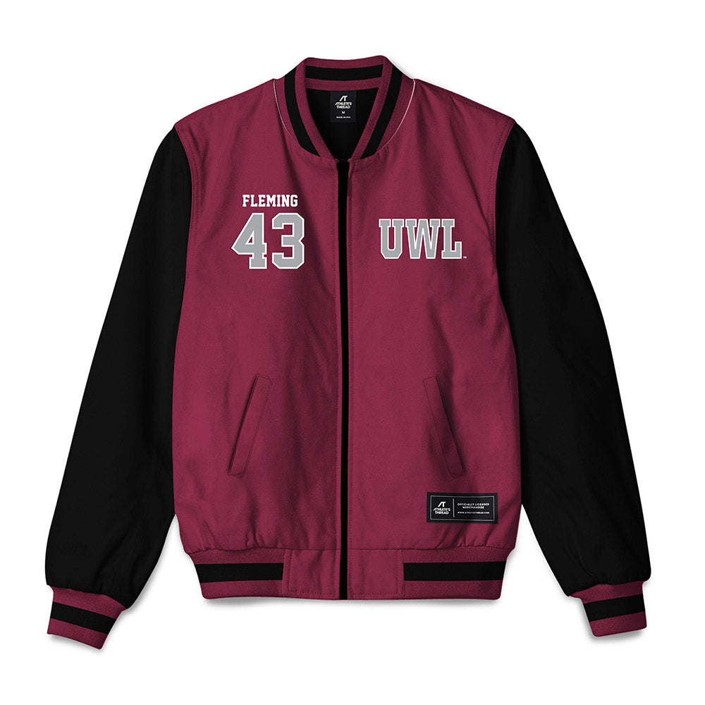 UWLAX - NCAA Football : Brady Fleming - Bomber Jacket-0