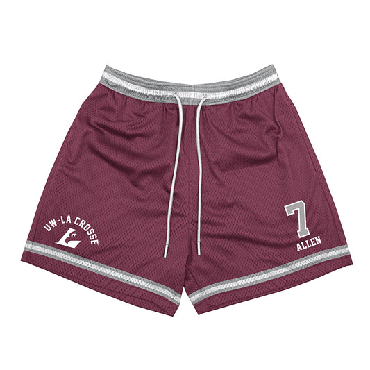 UWLAX - NCAA Men's Basketball : Justin Allen - Shorts-0