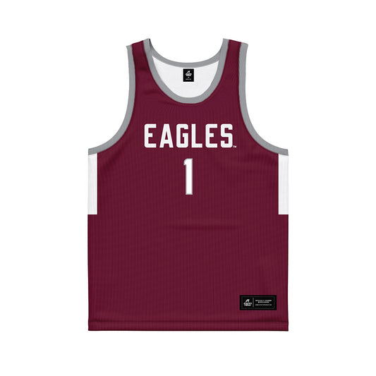 UWLAX - NCAA Men's Basketball : Sam Ferge - Basketball Jersey-0