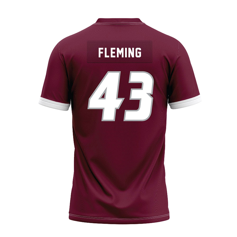UWLAX - NCAA Football : Brady Fleming - Premium Football Jersey-1