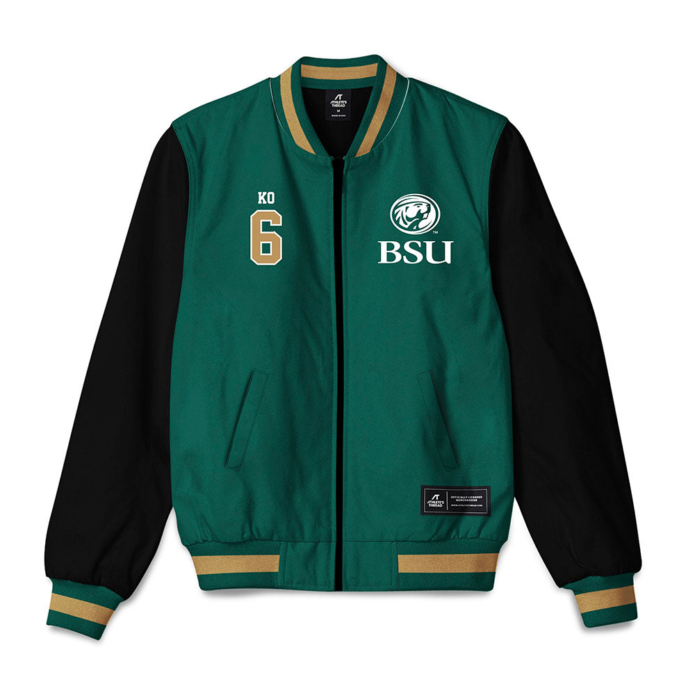 Bemidji State - NCAA Women's Soccer : Megan Ko - Bomber Jacket-0