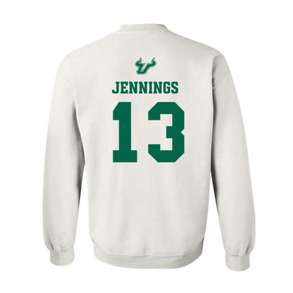 USF - NCAA Men's Basketball : Kasen Jennings - EDGE Classic Shersey Crewneck Sweatshirt-1