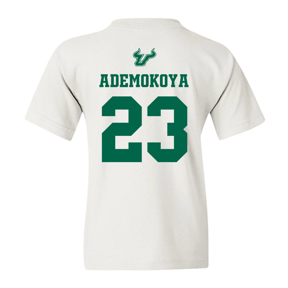 USF - NCAA Men's Basketball : Quincy Ademokoya - EDGE Classic Shersey Youth T-Shirt-1