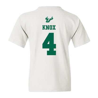 USF - NCAA Men's Basketball : Kobe Knox - EDGE Classic Shersey Youth T-Shirt-1