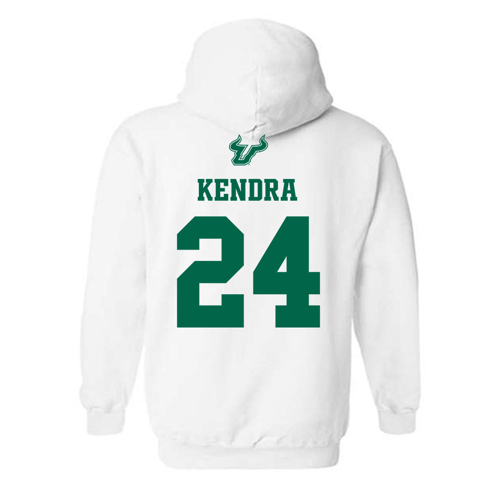 USF - NCAA Men's Basketball : Kendra Kendra - EDGE Classic Shersey Hooded Sweatshirt-1