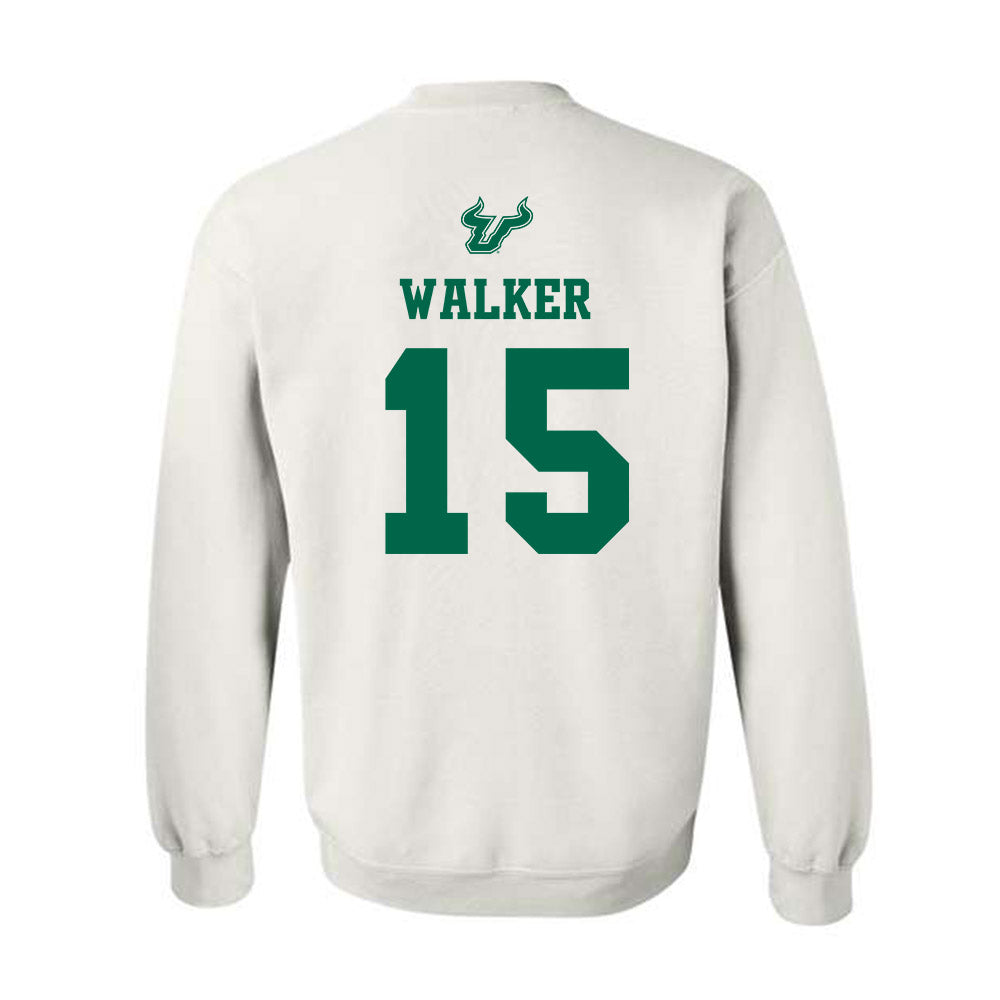 USF - NCAA Men's Basketball : Corey Walker - EDGE Classic Shersey Crewneck Sweatshirt-1