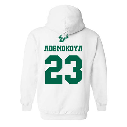 USF - NCAA Men's Basketball : Quincy Ademokoya - EDGE Classic Shersey Hooded Sweatshirt-1