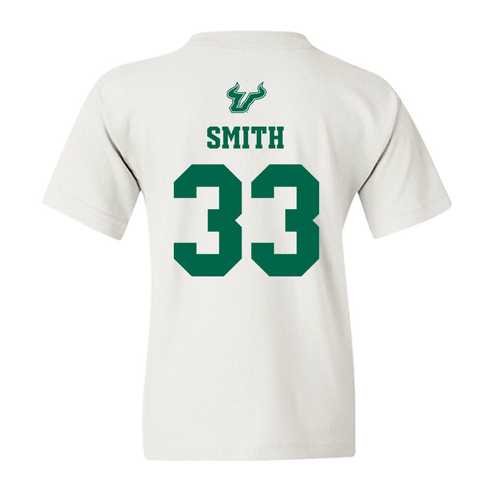 USF - NCAA Men's Basketball : Nic Smith - EDGE Classic Shersey Youth T-Shirt-1