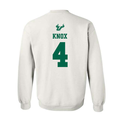 USF - NCAA Men's Basketball : Kobe Knox - EDGE Classic Shersey Crewneck Sweatshirt-1