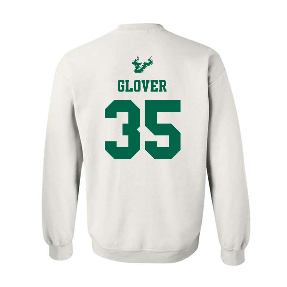 USF - NCAA Men's Basketball : Taj Glover - EDGE Classic Shersey Crewneck Sweatshirt-1