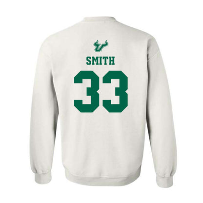 USF - NCAA Men's Basketball : Nic Smith - EDGE Classic Shersey Crewneck Sweatshirt-1