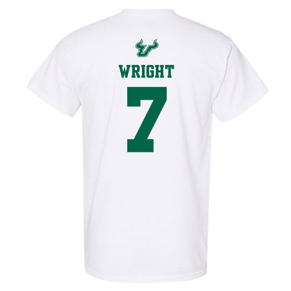 USF - NCAA Men's Basketball : Kam Wright - EDGE Classic Shersey T-Shirt-1