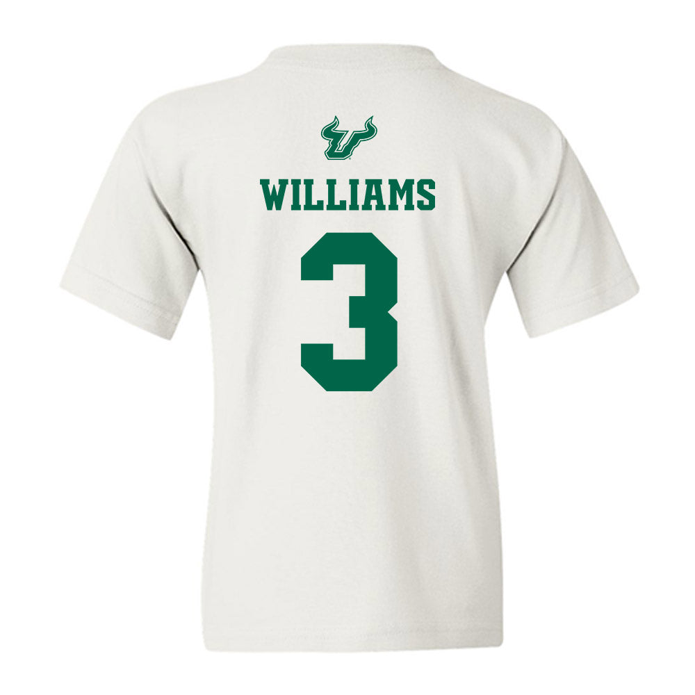 USF - NCAA Men's Basketball : Jimmie Williams - EDGE Classic Shersey Youth T-Shirt-1