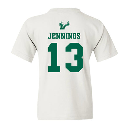 USF - NCAA Men's Basketball : Kasen Jennings - EDGE Classic Shersey Youth T-Shirt-1