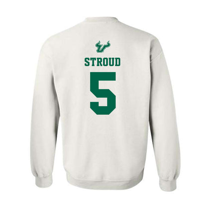 USF - NCAA Men's Basketball : Brandon Stroud - EDGE Classic Shersey Crewneck Sweatshirt-1