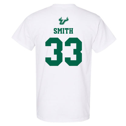 USF - NCAA Men's Basketball : Nic Smith - EDGE Classic Shersey T-Shirt-1