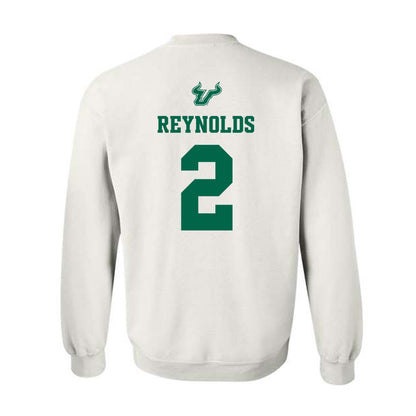 USF - NCAA Men's Basketball : Jamille Reynolds - EDGE Classic Shersey Crewneck Sweatshirt-1