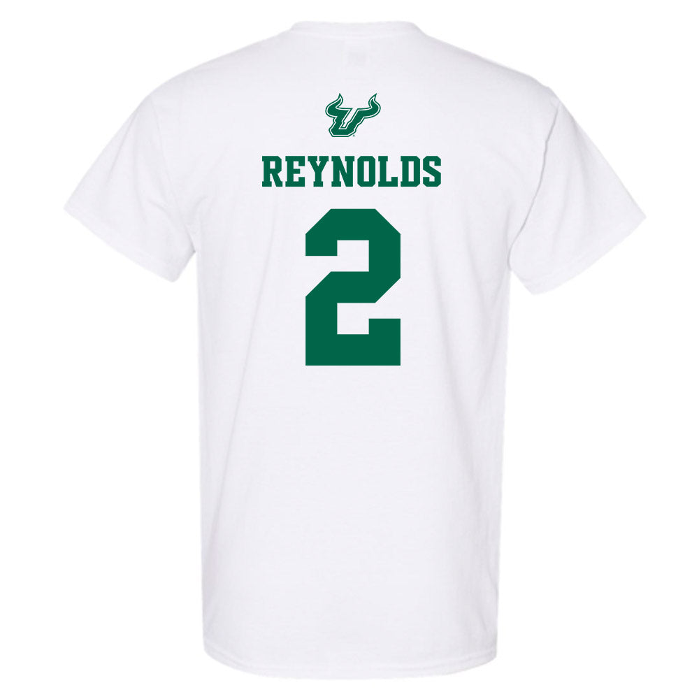 USF - NCAA Men's Basketball : Jamille Reynolds - EDGE Classic Shersey T-Shirt-1