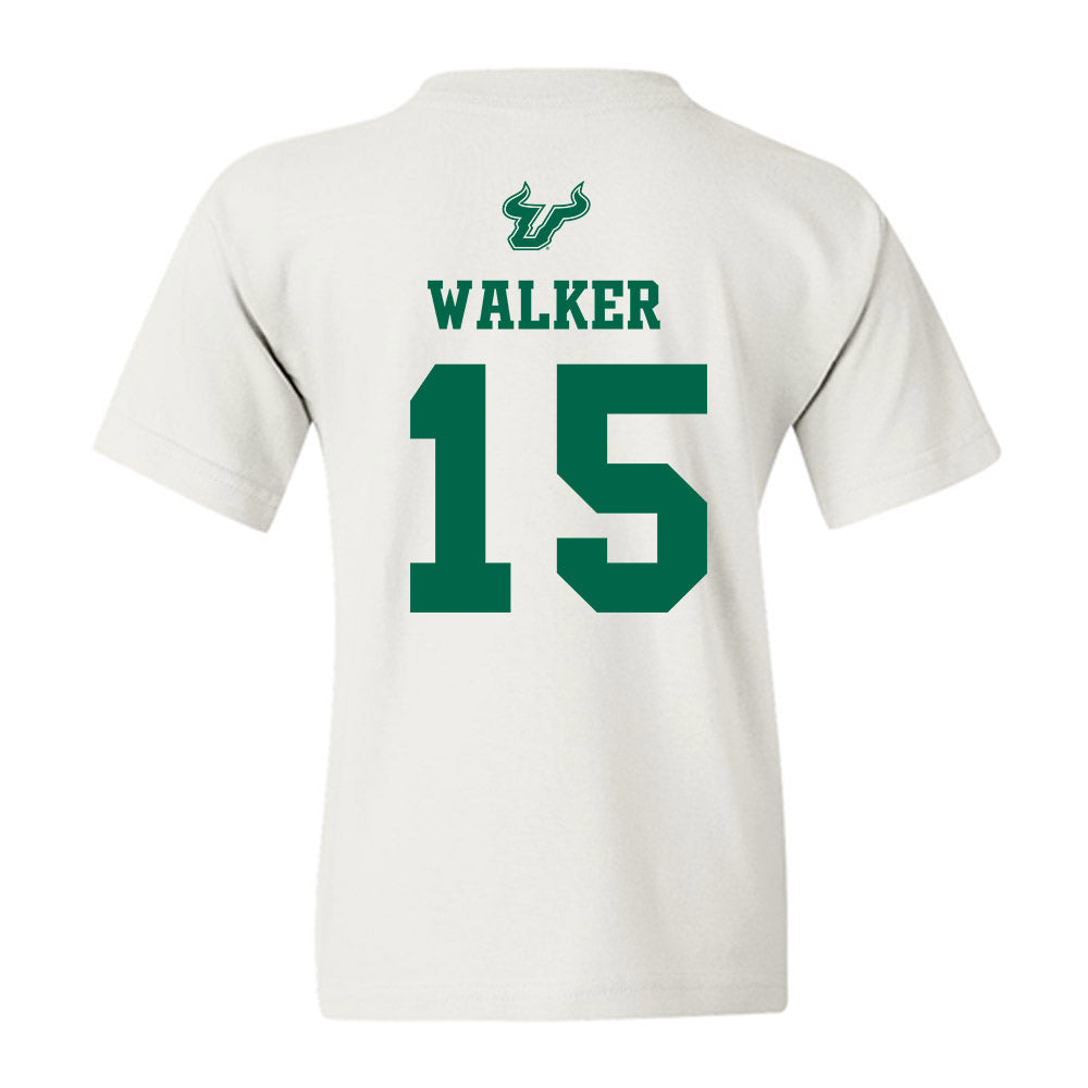 USF - NCAA Men's Basketball : Corey Walker - EDGE Classic Shersey Youth T-Shirt-1