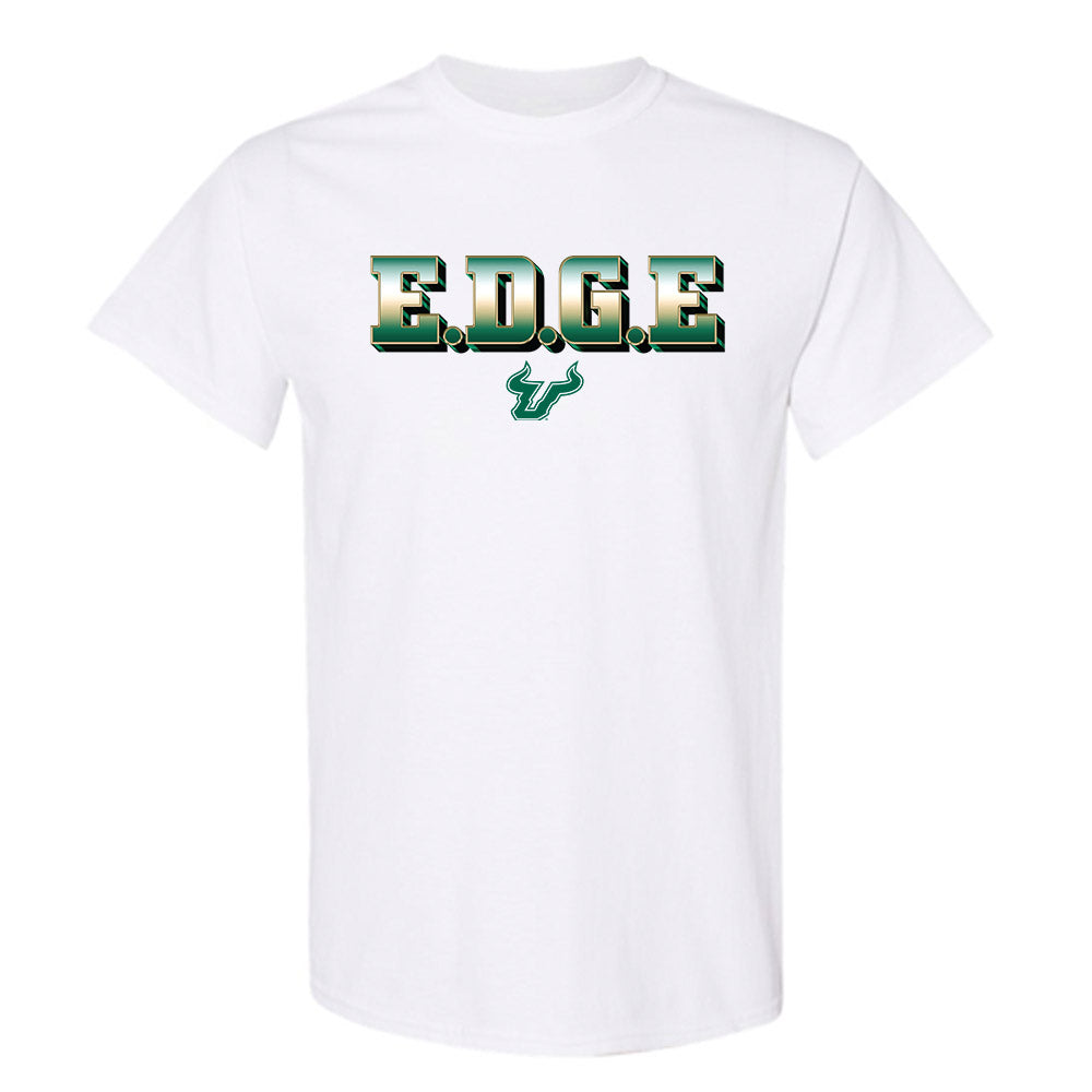 USF - NCAA Men's Basketball : Taj Glover - EDGE Classic Shersey T-Shirt-0