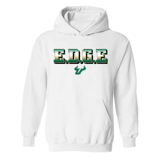 USF - NCAA Men's Basketball : Quincy Ademokoya - EDGE Classic Shersey Hooded Sweatshirt-0