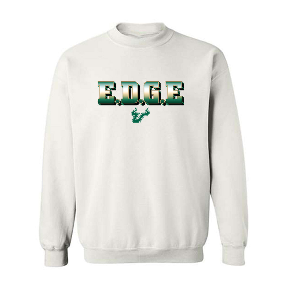 USF - NCAA Men's Basketball : Nic Smith - EDGE Classic Shersey Crewneck Sweatshirt-0