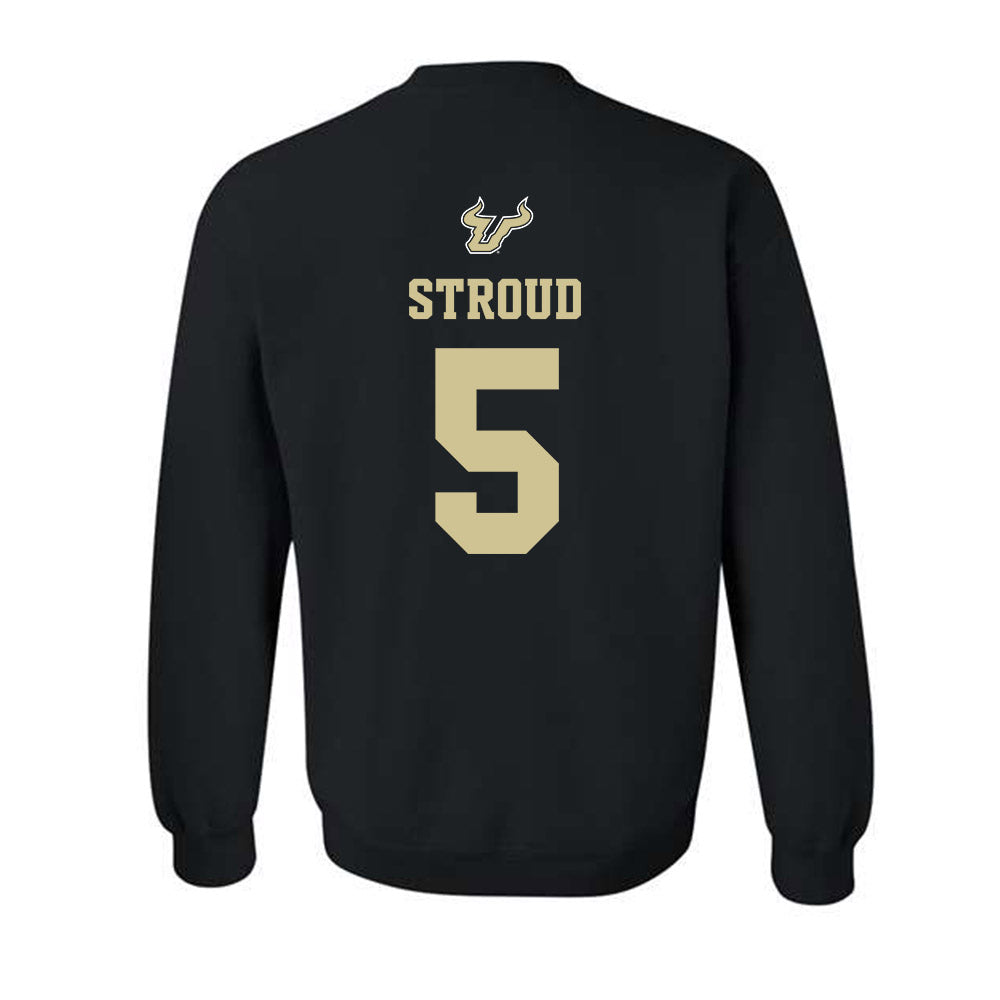 USF - NCAA Men's Basketball : Brandon Stroud - EDGE Classic Shersey Crewneck Sweatshirt-1