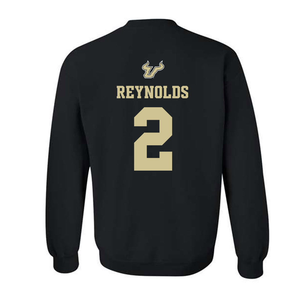 USF - NCAA Men's Basketball : Jamille Reynolds - EDGE Classic Shersey Crewneck Sweatshirt-1