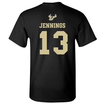 USF - NCAA Men's Basketball : Kasen Jennings - EDGE Classic Shersey T-Shirt-1