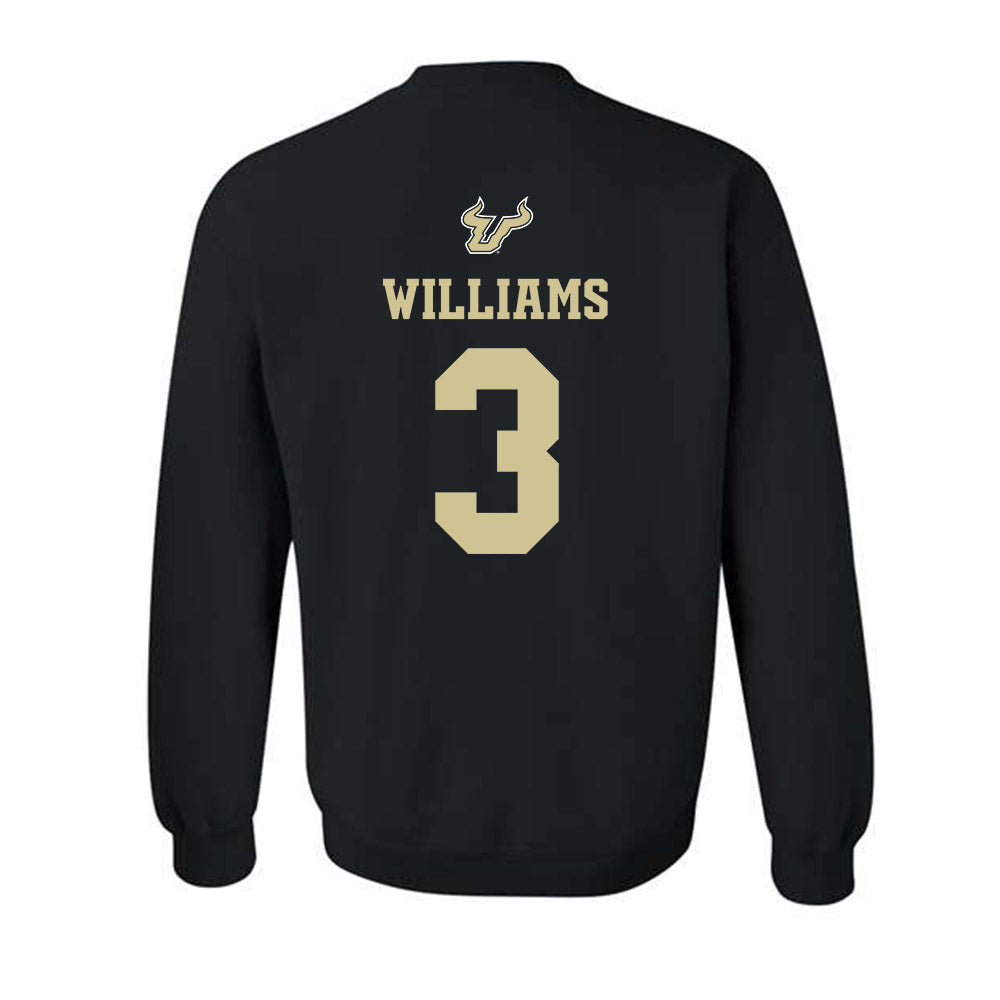 USF - NCAA Men's Basketball : Jimmie Williams - EDGE Classic Shersey Crewneck Sweatshirt-1